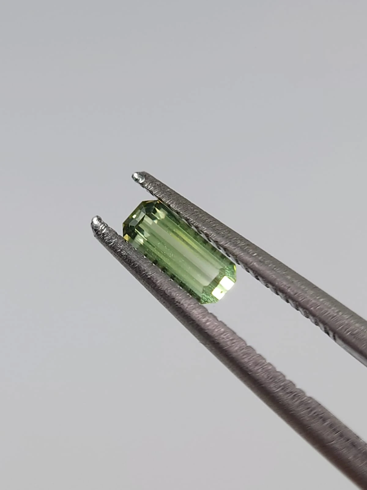 0.26ct Natural Mint Green Tourmaline Emerald cut loose Gemstone From Afghanistan — view 2